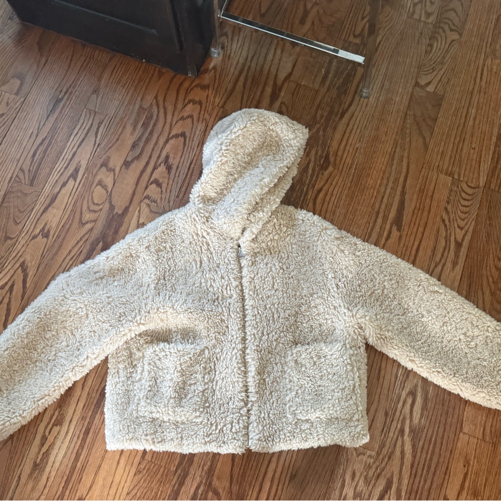 Cozy Cream Sherpa Zip Hoodie